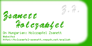 zsanett holczapfel business card